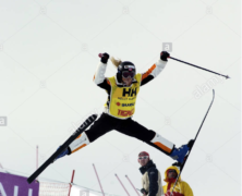 championne de ski acrobatique